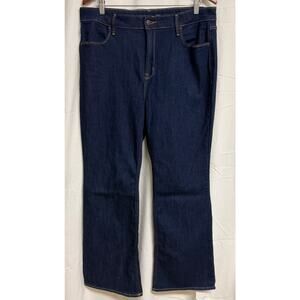 Old Navy Womens High Rise Flare Jeans 14 Stretch Denim Pockets NWT New